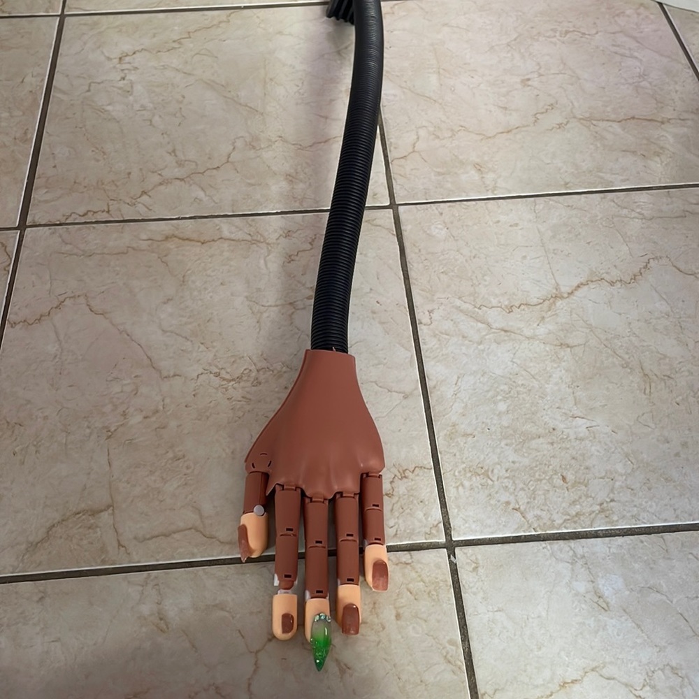 Practice nail hand